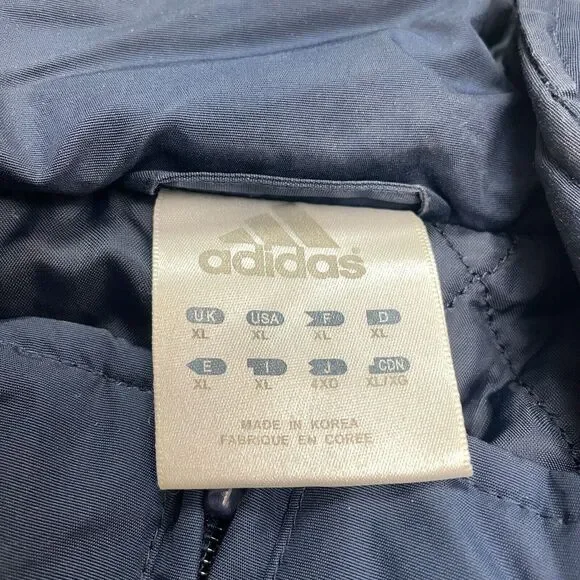 Adidas St. Louis Cardinals MLB Windbreaker Jacket Mens XL Blue Quilted Lining